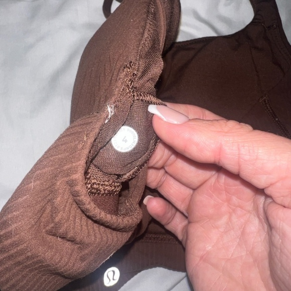 Lululemon Java Brown Sports Bra - Picture 3 of 7